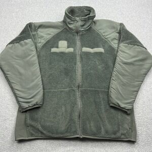 Peckham Fleece Jacket Mens Medium Green Gen III Cold Weather Military Tactical